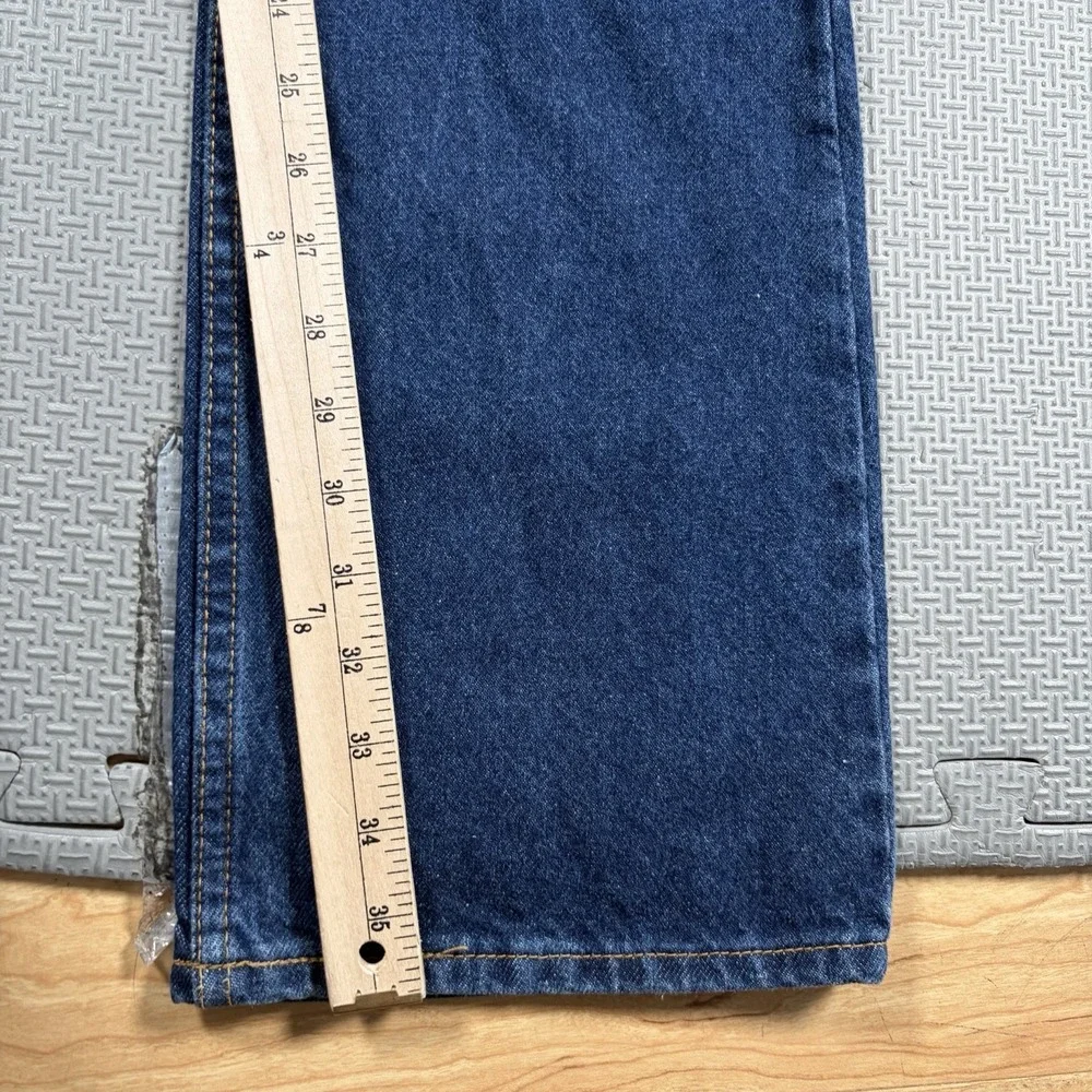 Vintage Levi 517 Jeans Mens 33(32)x36 Blue Orange Tab 90s Bootcut USA Made